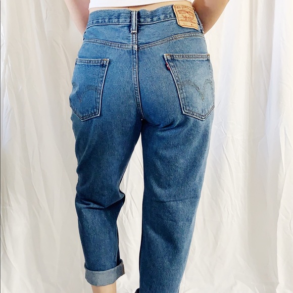 Levi's Denim - Classic 550 vintage high rise Levi Mom jean